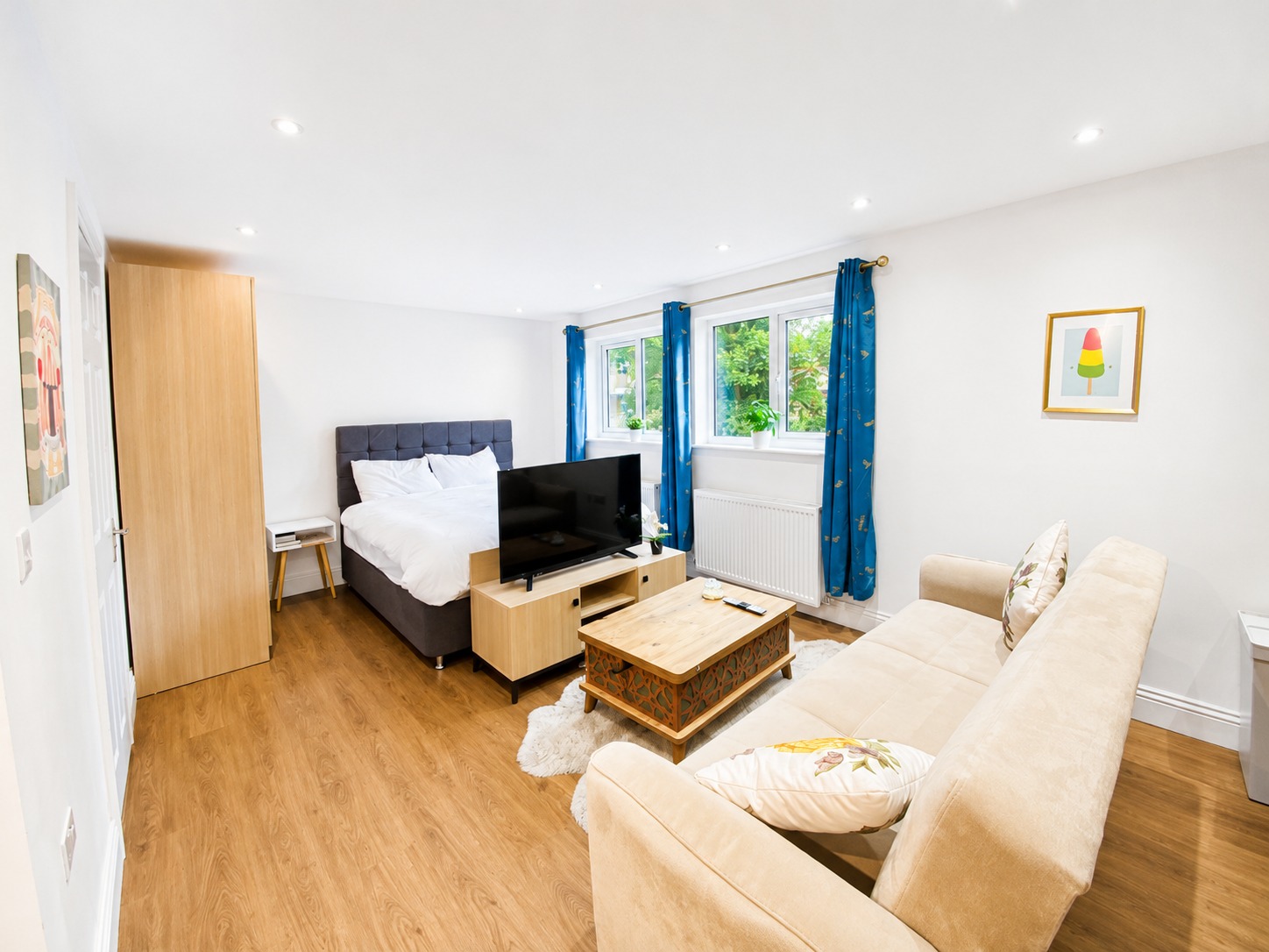 Spacious Fully Furnished Top Floor Studio Flat – Dover Park Drive, SW15